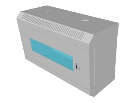 10 4u/140mm Cinza Datacom (vidro)