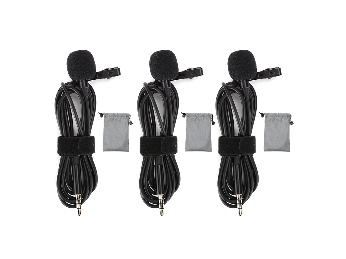 Microfone Lavalier Condensador LAXISCREED 3.5mm Aux