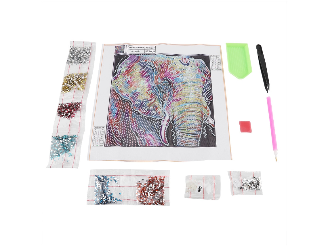 Pintura com Diamantes em Formato Especial (Artesanato DIY com Hieróglifos)