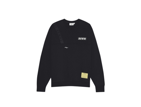 Camisola de Mixte AVNIER Gola Redonda Shadow Preto (L)