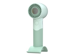 Ventilador Portátil Com Carregamento Usb E Suporte Para Celular