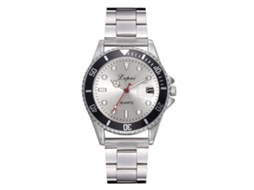Reloj De Negocios Unisex Con Correa De Acero Reloj De Cuarzo Para Hombre Y Mujer Blanco