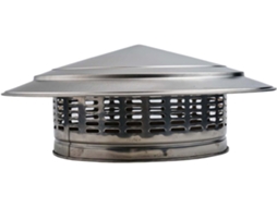Tampa De Chaminé Metálica 250 Para - Proteção - Elegante - Resistente A