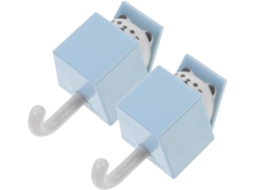 Ganchos De Parede Reposicionáveis, Conjunto Com 2 Unidades, Plástico