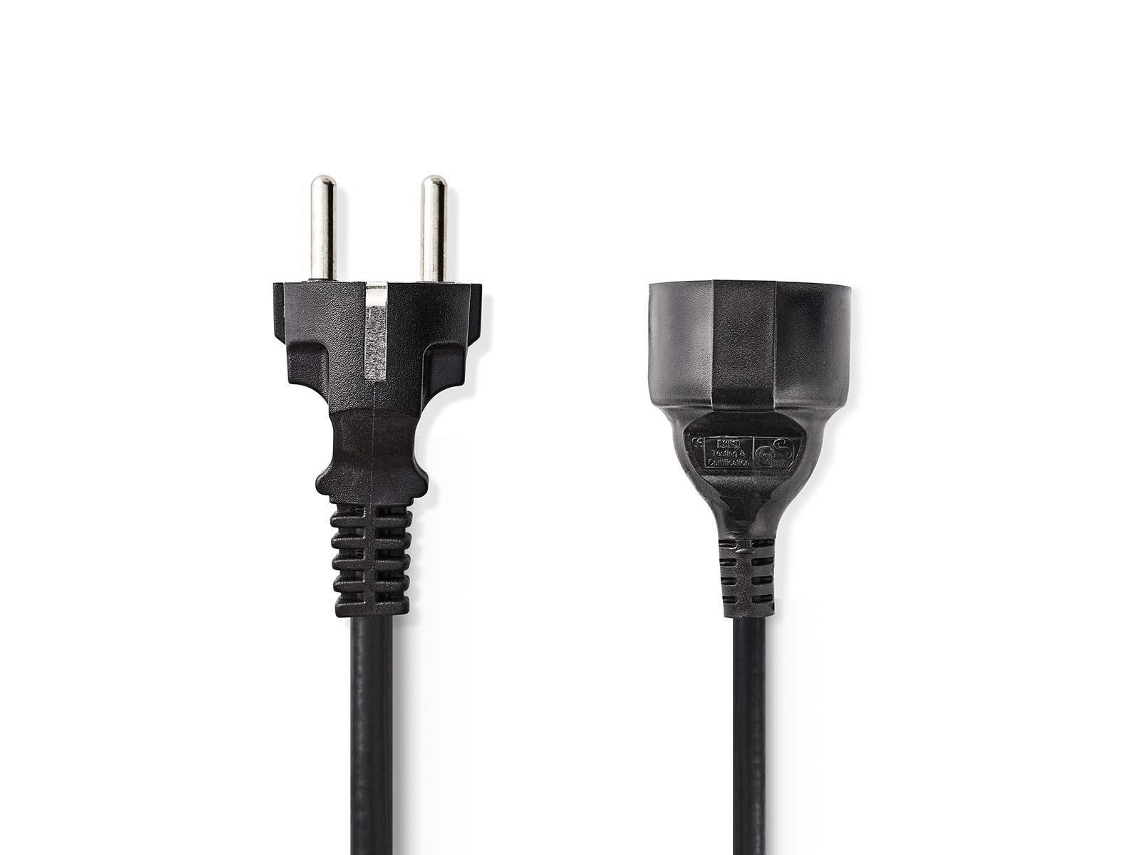 Nedis Cegp10200Bk50 Cabo de Energia Preto 5 M Ficha de Alimentação Tipo e Cee7/4