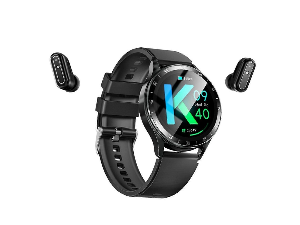 Relógio inteligente 2 em 1 com fones de ouvido, smartwatch, fones de ouvido Bluetooth verdadeiramente sem fio, Ly Ebike