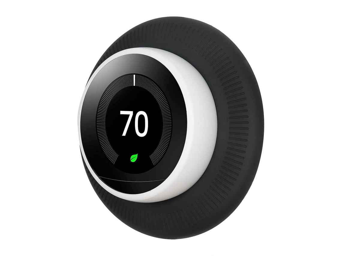 Termostato Programável De Aprendizagem Para Casa Inteligente 3ª Geração Preto Espelhado Slowmoose (pacote Com 2)