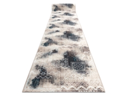 Passadeira Antiderrapante Patchwork Vintage A Goma Bege 80 cm