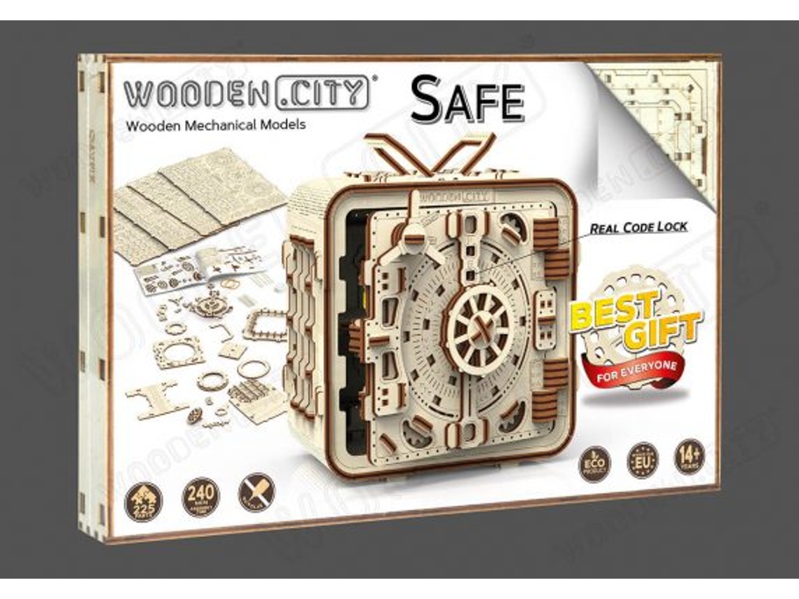 Puzzle WOODEN.CITY Safe 3D 202 Peças
