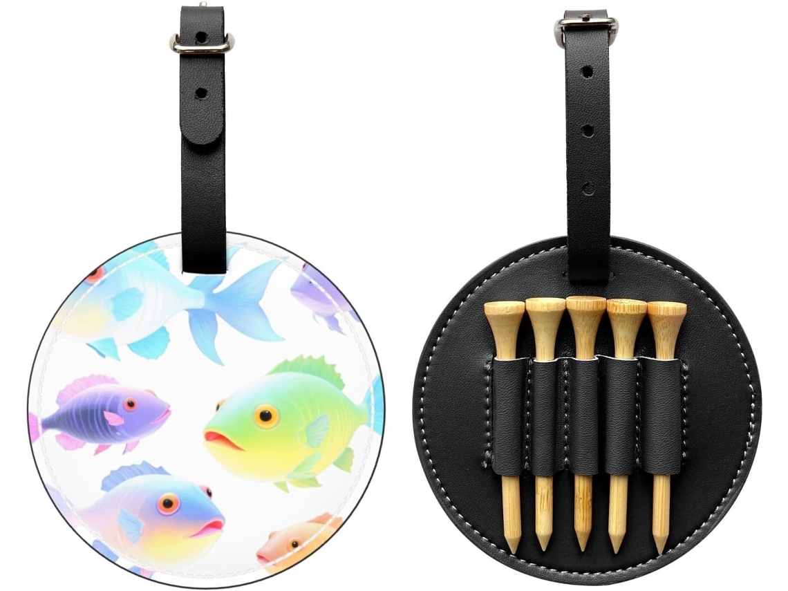 Bolsa para Guardar Tees de Golfe Cybertronics, Preta, Fácil de Transportar e Eficiente | S/MARCA