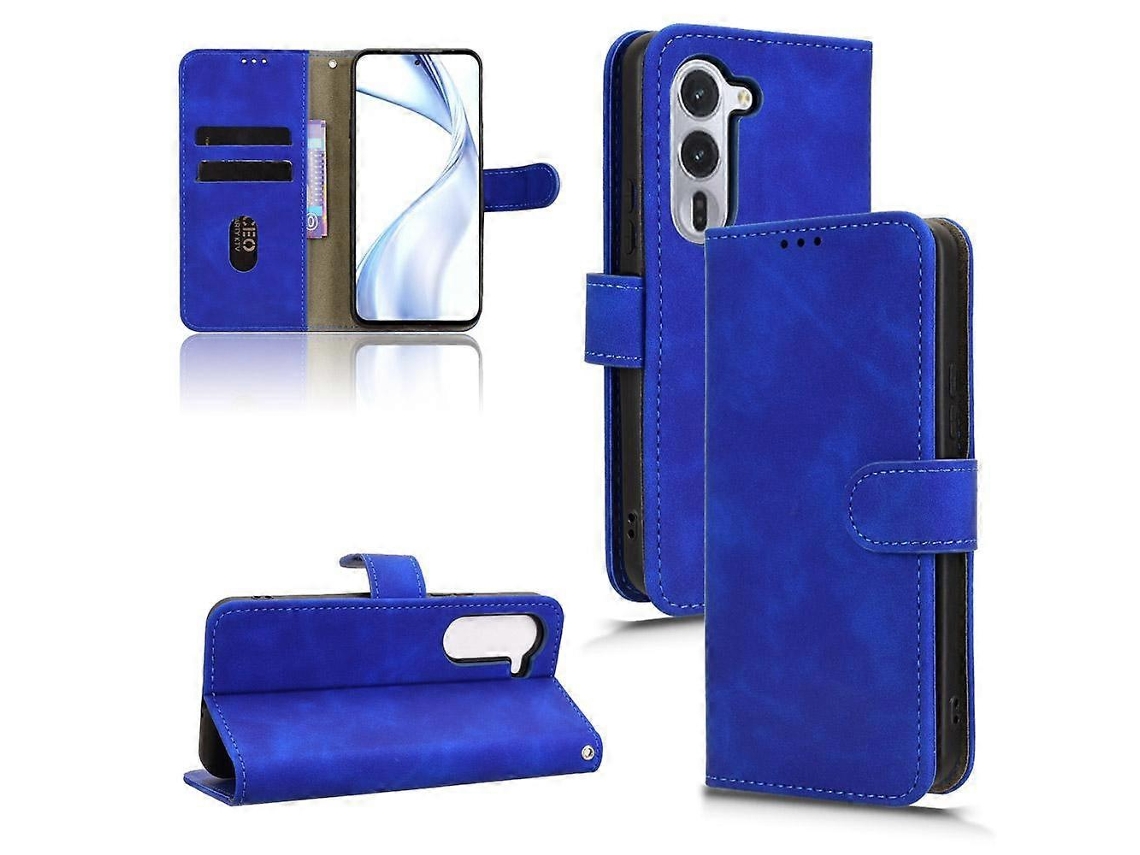 Capa De Couro Com Flip Magnético Skin Feel Para Fujitsu Arrows Alpha F-51f