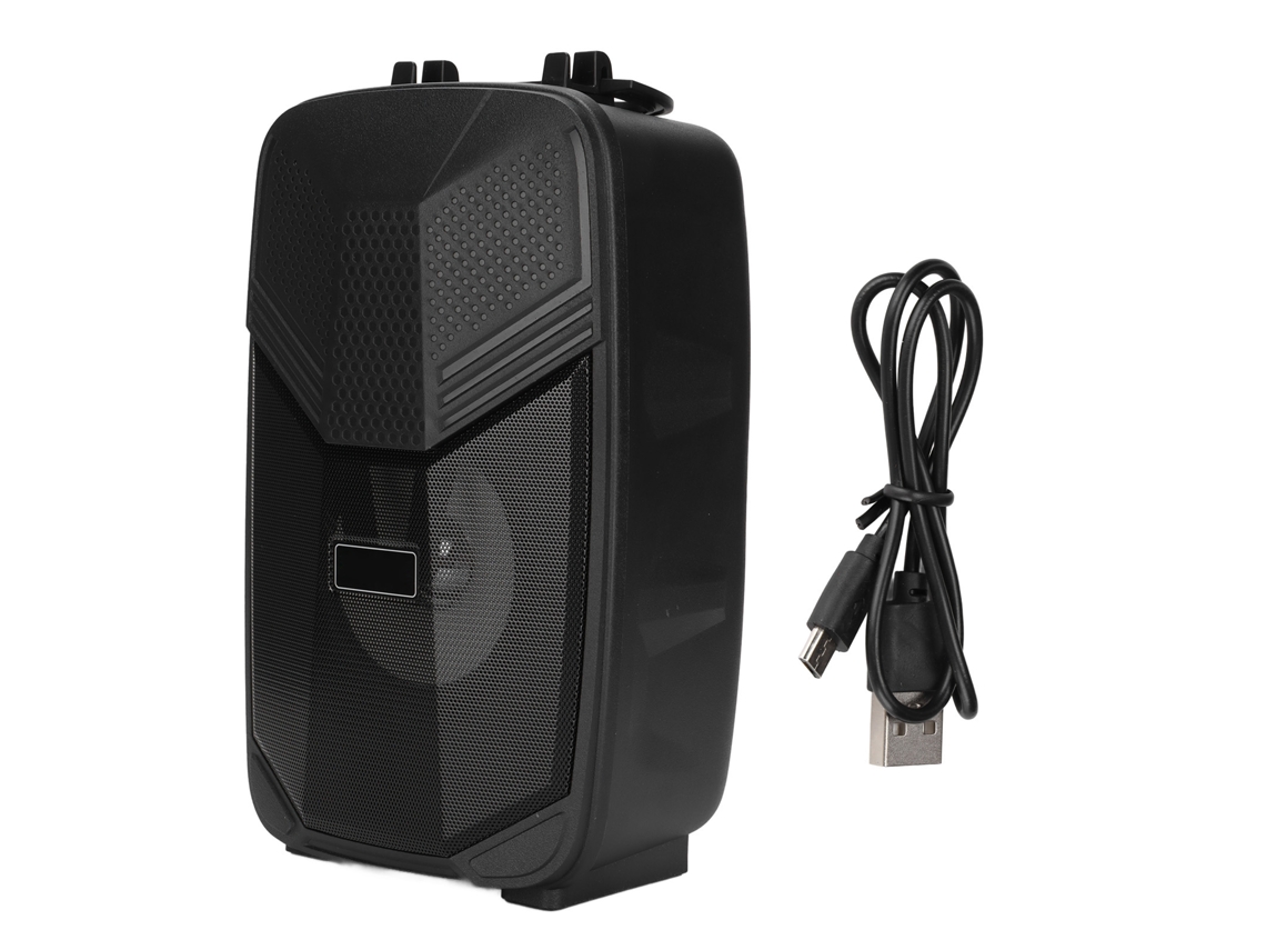 Caixa de som de karaokê portátil, Bluetooth, com luz LED, EOOCOO