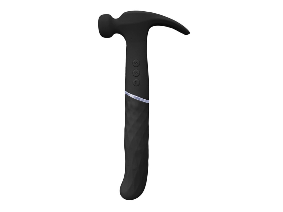 Black Silica Gel Sextoy Vibrator