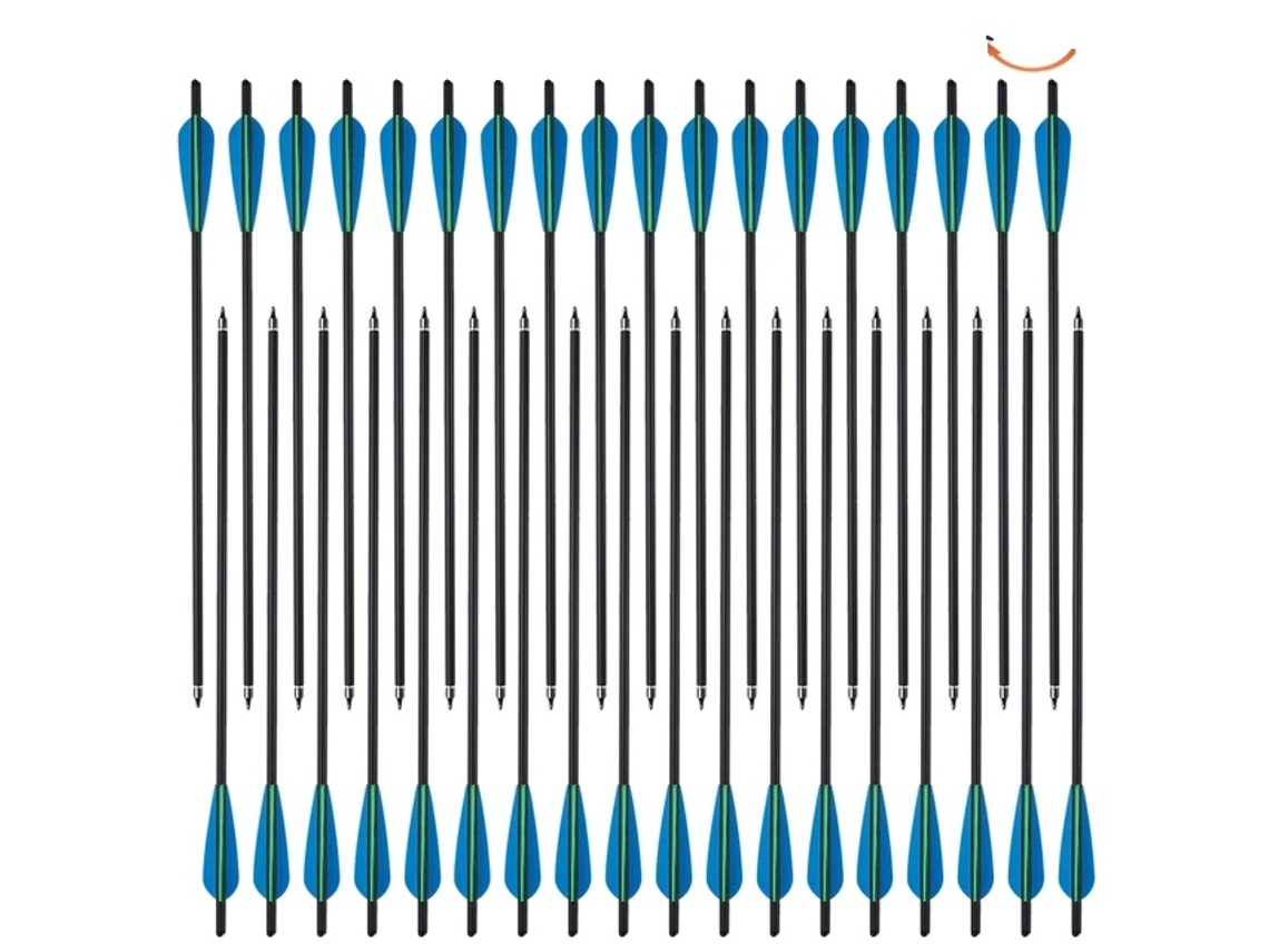 Flechas De Carbono, Material De Carbono Misturado, Ponta De Flecha Removível, 36pcs 20 Polegadas Bg Oem