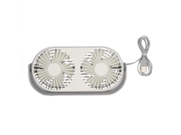 Ventilador Aromaterapia Mini Portátil Usb Carregável Cinza