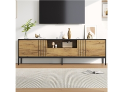 Móvel Tv 170x35x50cm 2 Armários 1 Gaveta Até 70 Polegadas