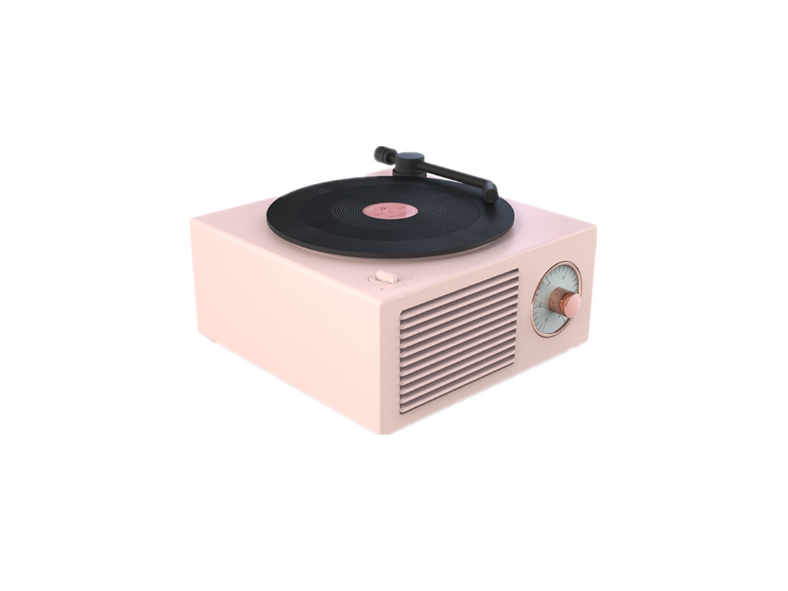 Coluna Bluetooth Ydcy 0120H5 Cor de Rosa
