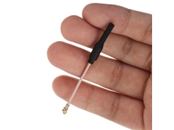 4 Peças Hglrc 90mm 5.8ghz 3dbi U.fl Ipex Ipx Antena Fpv Linear Omnidirecional de Latão Rg178 para Drone Rc MDUG