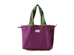 Sacola de Compras Dobrável com Fecho Cordão, Reutilizável, Grande Capacidade, para Usar no Ombro Ou como Viagens, Ro GOKOCO