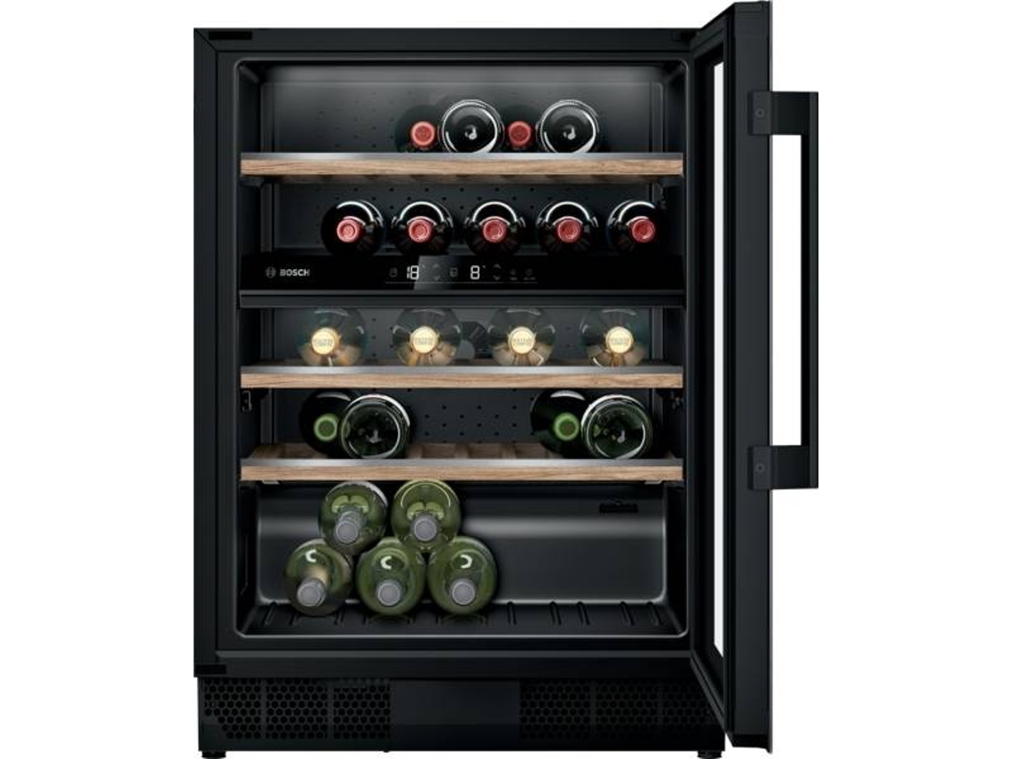 Cave de Vinho Encastre BOSCH KUW21AHG0 (44 Garrafas - Preto)