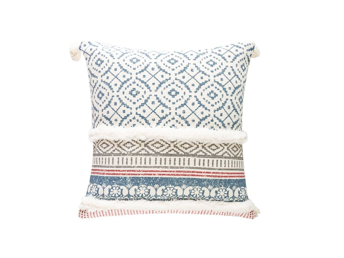 Capa De Almofada Decorativa Tufada Boho - 4545 Cm