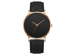 Reloj De Pulsera Analógico De Cuarzo Con Dial Redondo Moda Simple Joyería