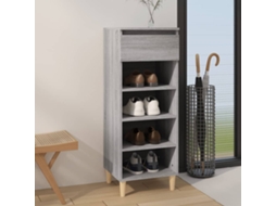 Vidaxl Sapateira 40x36x105 Cm Derivados De Madeira Cinzento Sonoma