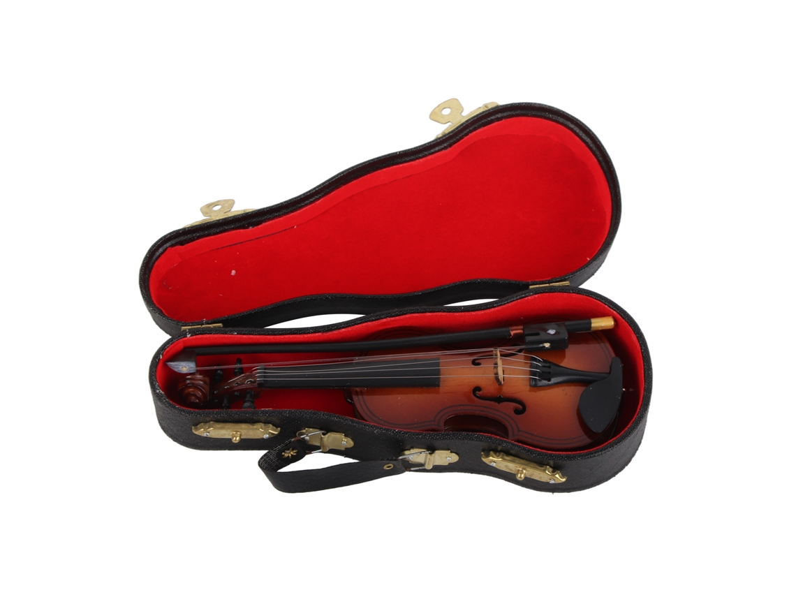 Modelo de Violino em Miniatura de Madeira | S/MARCA