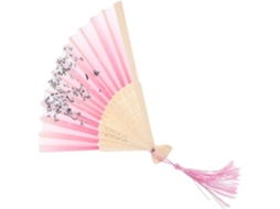 Evento Pliant Chinois Com Design Ajouré Elegante Em Bambou Et Tissu Ventilateur Décoratif Maison Chaudes
