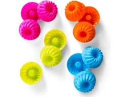 KOFIHETY Moldes Multiuso, Superfície Antiaderente, Formas De Silicone Reutilizáveis Para Assar, Tamanho Mini, Silicone De Grau Alimentício, Fáceis De Limpar, A