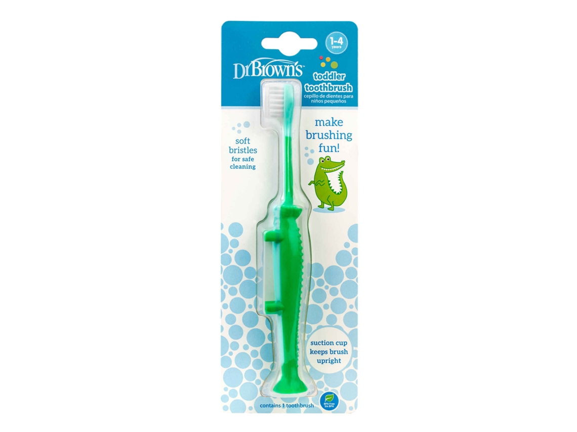 Escovas de Dentes DR BROWN'S  Crocodrilo (0-4 Anos)