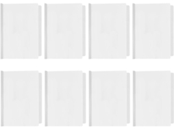 Clips Para Pastas Plásticas Transparentes A4 Supvox, Design Anti Respingos E Decoração Escolar, Pacote Com 10 Unidades