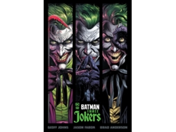 Livro Batman Three Jokers de Geoff Johns (Inglês - Capa Dura)
