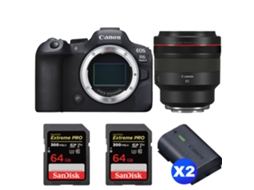 Eos R6 Mark Ii + Rf 85mm F/1.2 L Usm + 2 Sandisk 64gb Uhs ii 300mb/s + 2 Canon Lp e6nh + Ebook “20 Dicas para Fotos Que Impressionam” CANON