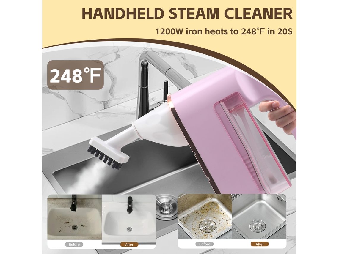 1200w Multi-functional Handheld Garment Steamer For Car Furniture Carpet