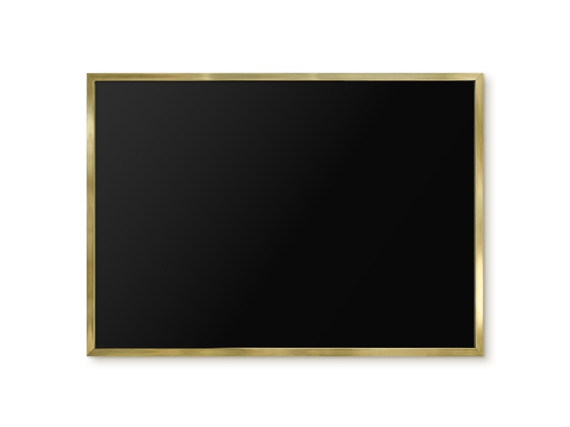 Quadro de parede magnético mostarda claro para escritório Espelharte (70x50 cm)