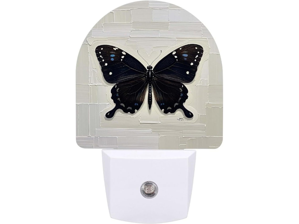 Luz noturna de parede com plugue, luzes noturnas de LED com sensor, luz noturna branca suave.