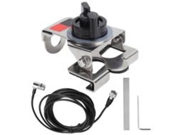 Aetheria suporte de Antena para Hatchback Aço Inoxidável Ajustável com Cabo 5m para Rádio Automotivo