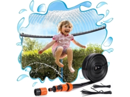 Trampolim com Regador Brinquedo de Jardim Ferramenta de Jardim