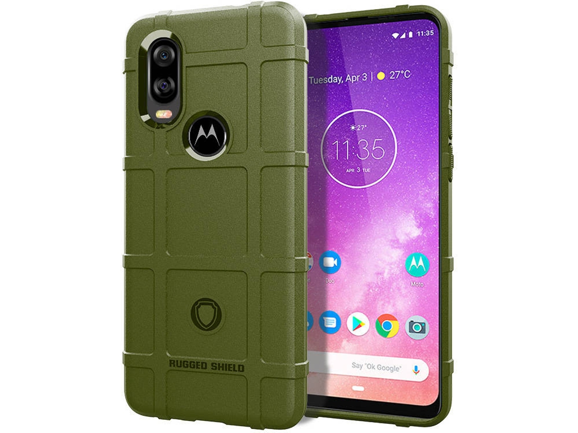 Capa Motorola Moto P50 Protective Verde