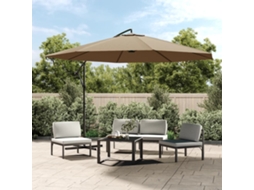 Cantilever Garden Parasol, Cantilever Garden Parasols Vidaxl Cinzento-acastanhado Tecido (n/a)