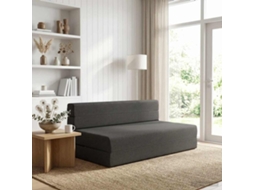 Vidaxl Sofá Cama Dobrável Cinzento-escuro 152 X 86,5 X 60 Cm Tecido
