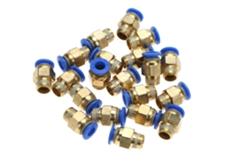 Laxiscreed Conector Rápido Pneumático De 4mm Para Tubo De Ar, Rosca Direta, Instalação Fácil