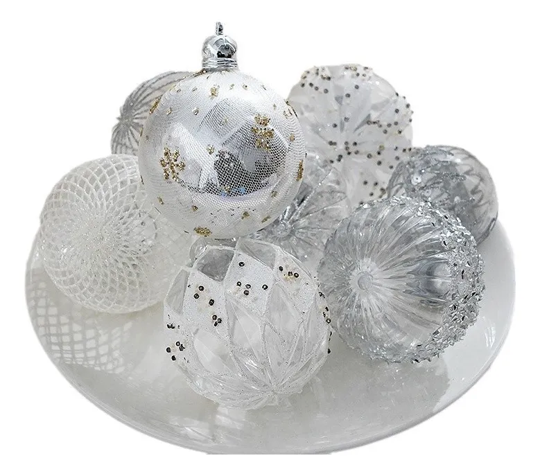 Novas Bolas De Natal, Bolas Decorativas Pintadasvayotoy