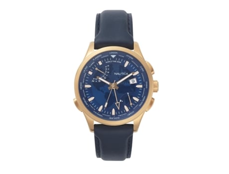 Relógio Masculino NAUTICA Shanghai Worldtimer  44 Mm