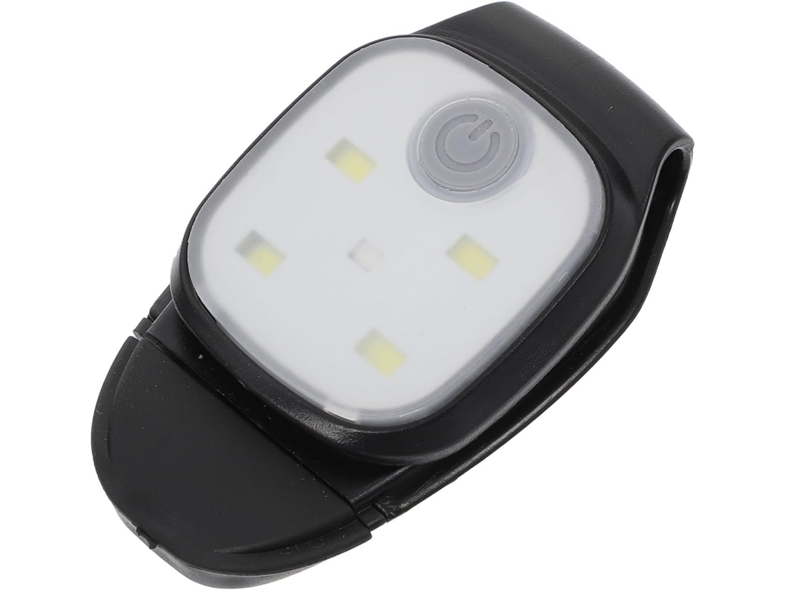 Lanterna De Camping Led Preta Com Clipe, Recarregável Via Usb,