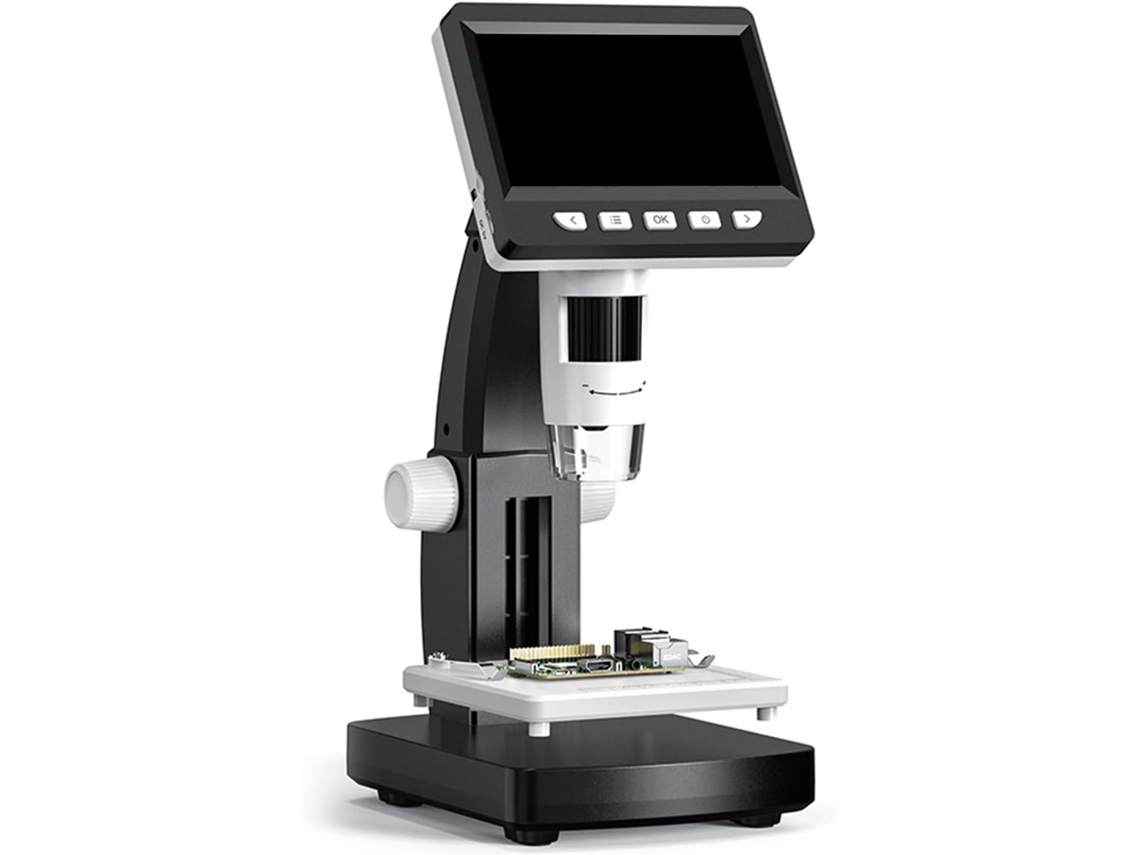 Microscópio Digital De 4,3 Polegadas Com Ampliação De 1000x E Vídeo