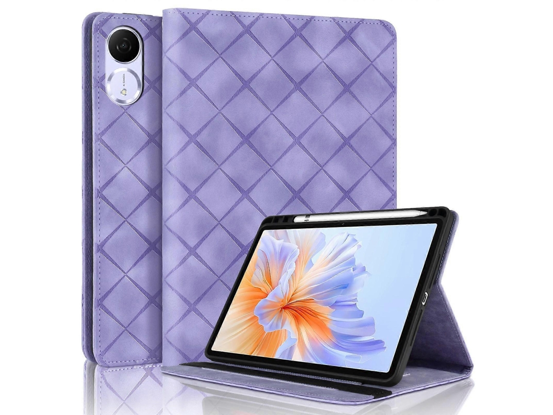 Capa de couro para tablet com relevo de diamante Webake