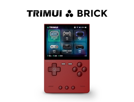 Console retrô com Bluetooth, roxa, sem memória