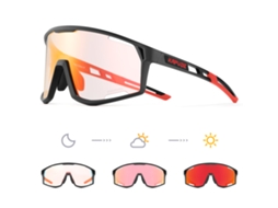 (estilo 1) Óculos De Ciclismo Fotocromáticos Unissex, Lentes Translúcidas De Poliacrilato Com Proteção Uv400